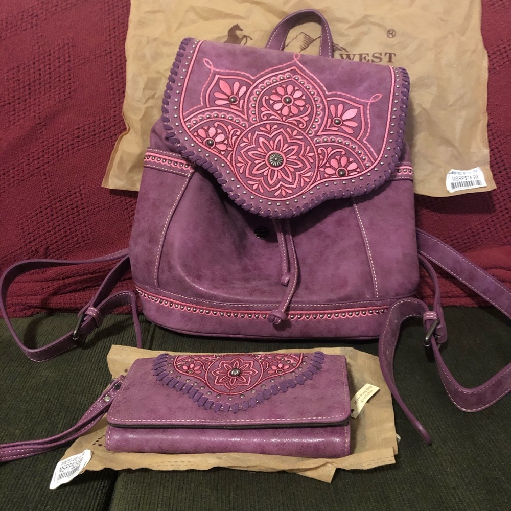 Montana West Wallet and Purse (never worn)